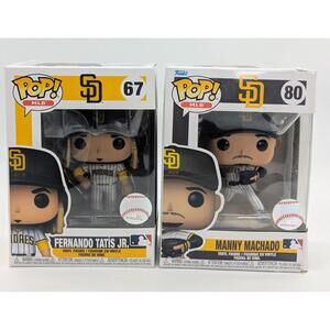 Funko Pop! San Diego Padres Fernando Tatis Jr. #67 Manny Machado 80 MLB Baseball